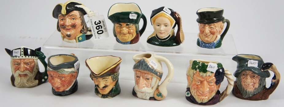 A collection of Royal Doulton Miniature 156c1b