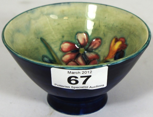 Moorcroft Footed Finger Bowl decorated