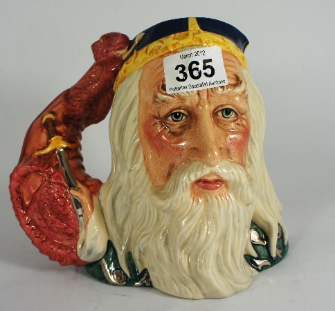 Royal Doulton Large Character Jug Merlin