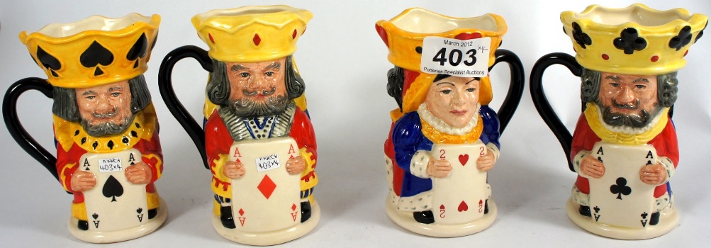 Royal Doulton set of Toby Jugs 1594ad