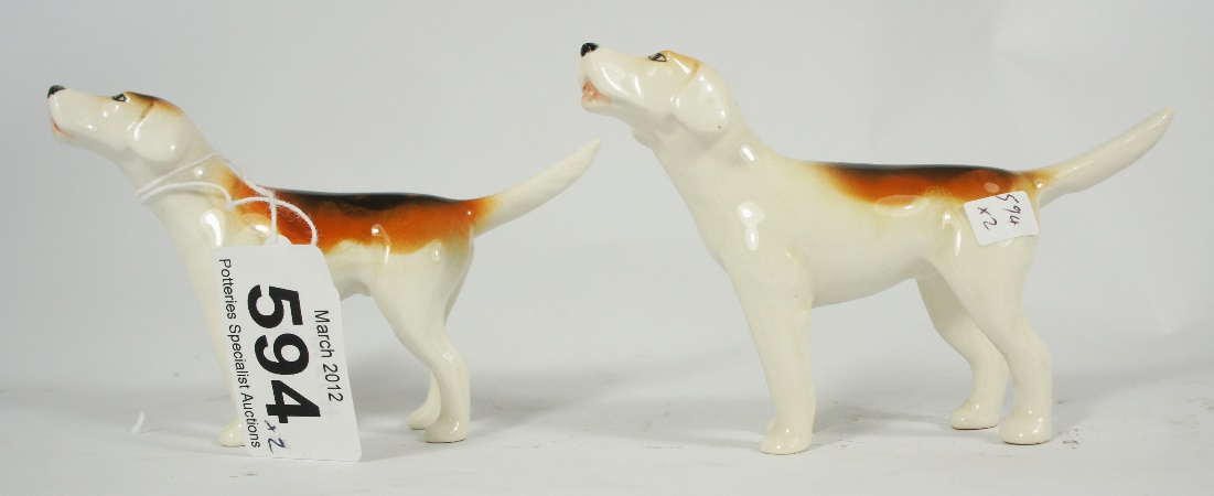 Beswick Pair of Foxhounds 941 (2)