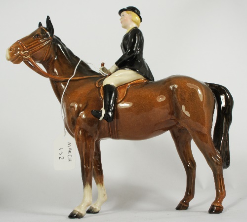 Beswick Huntswoman 1730 Brown Gloss 159594