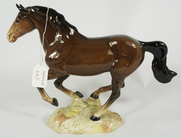 Beswick Galloping Horse 1374 front 1595a0
