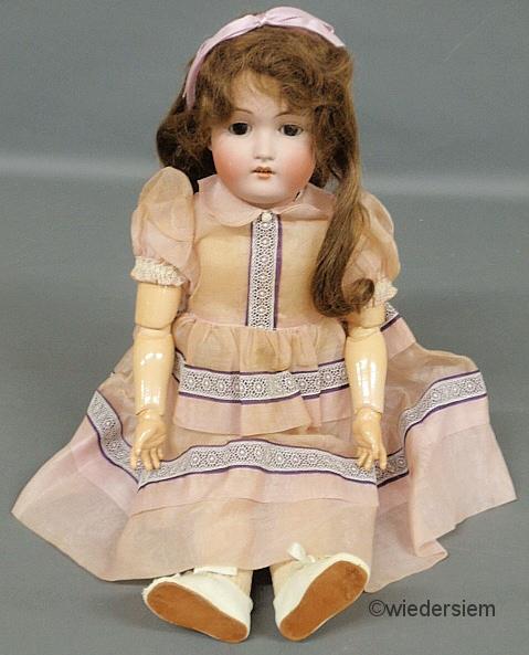 German bisque head doll #168 with composition