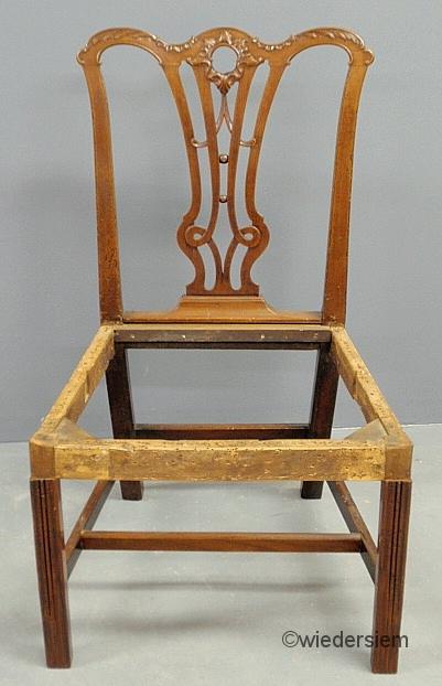 Georgian mahogany side chair 18th 159633