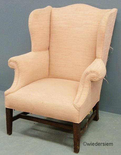 Chippendale mahogany wing chair 159650