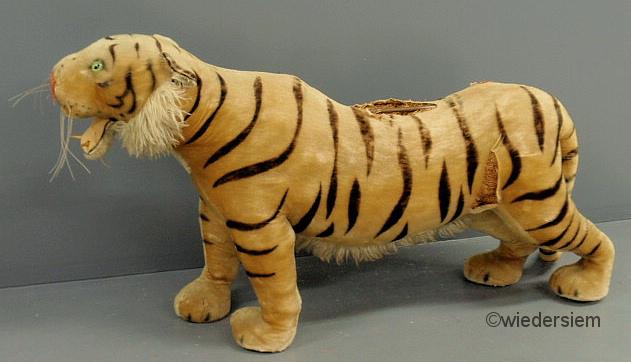 Life size Steiff display tiger with