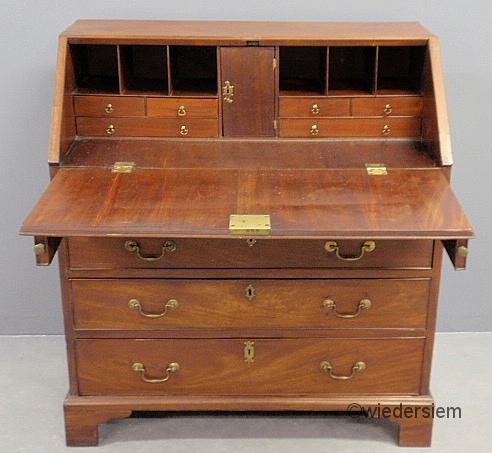 Georgian mahogany slant lid desk 159660