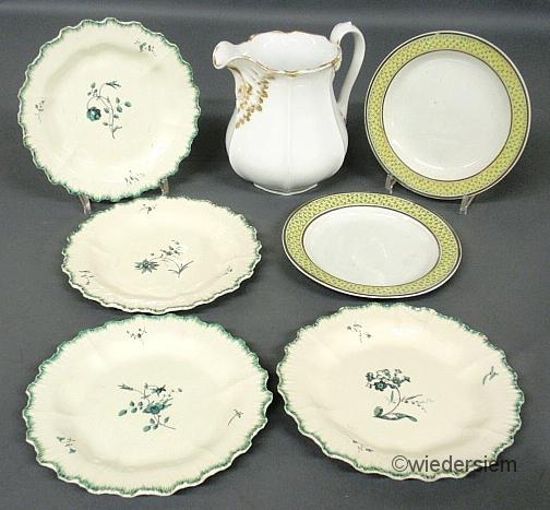 Four signed Neale & Co. cream colored