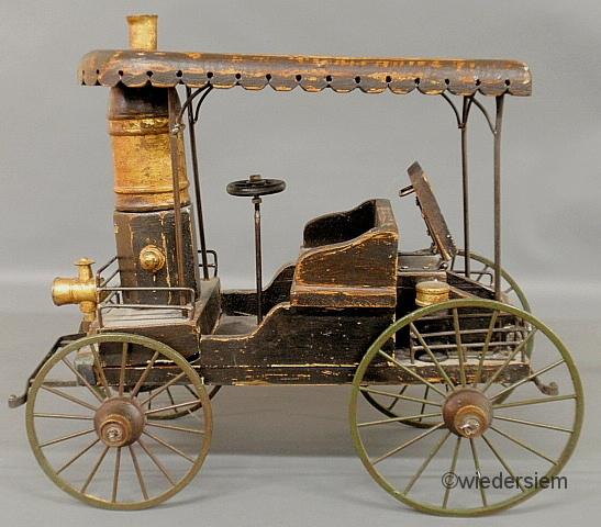Copy of an early 1900s steam car toy