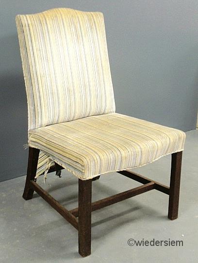 American mahogany upholstered side 1596a3