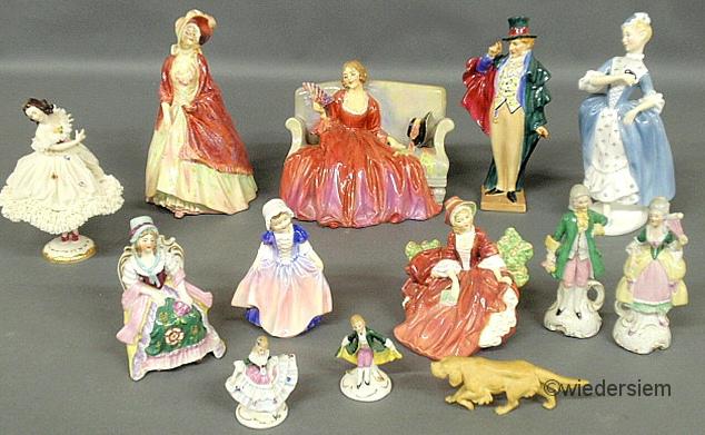 Six Royal Doulton figures tallest 15969a