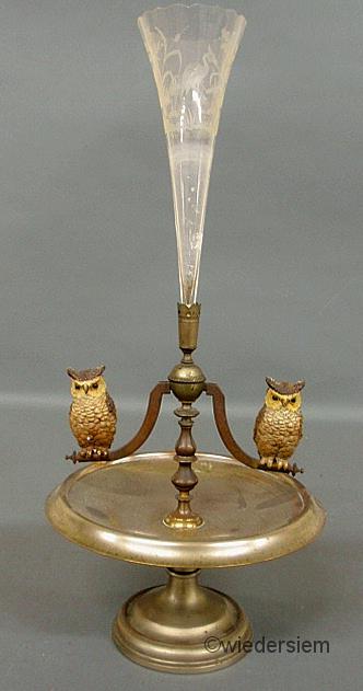 Metal centerpiece epergne 19th 1596ce