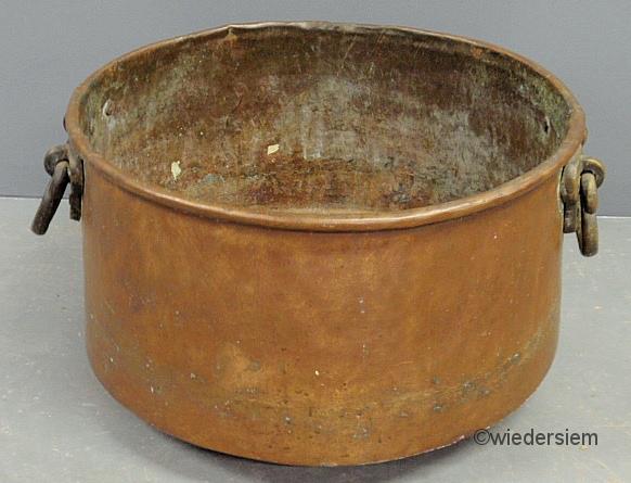 Large Continental copper kettle