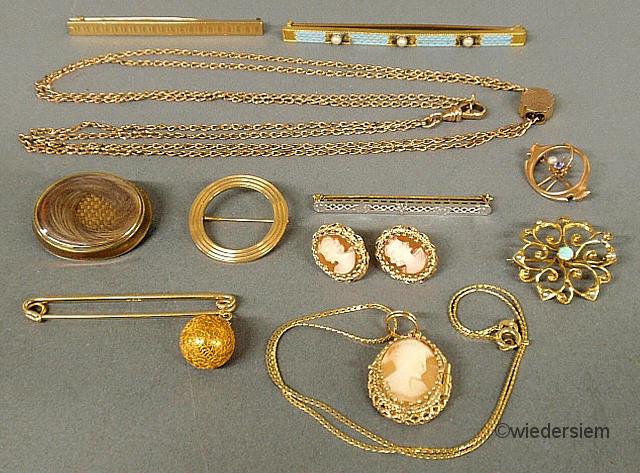 Group of mostly Victorian 14k 10k 159716