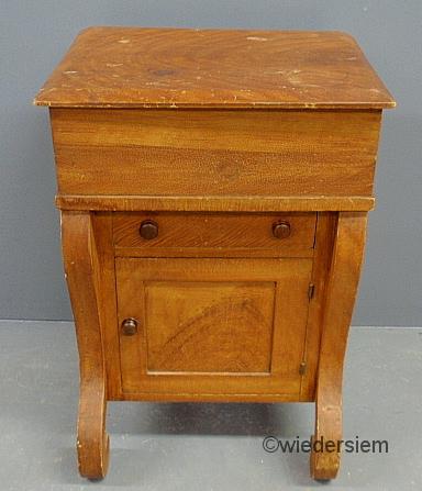 Grain painted Empire commode with