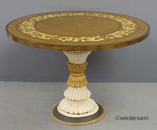 Italian center hall table with 15971f