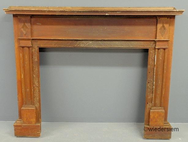 Pennsylvania late Federal fireplace