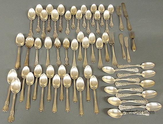 Group of sterling silver flatware