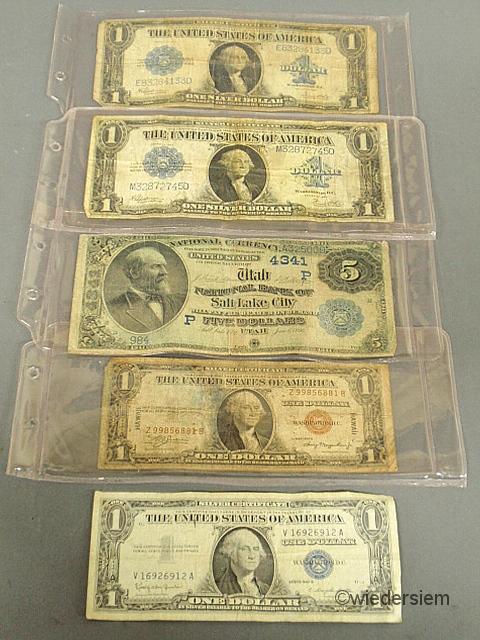 Group of U.S. currency- Salt Lake City