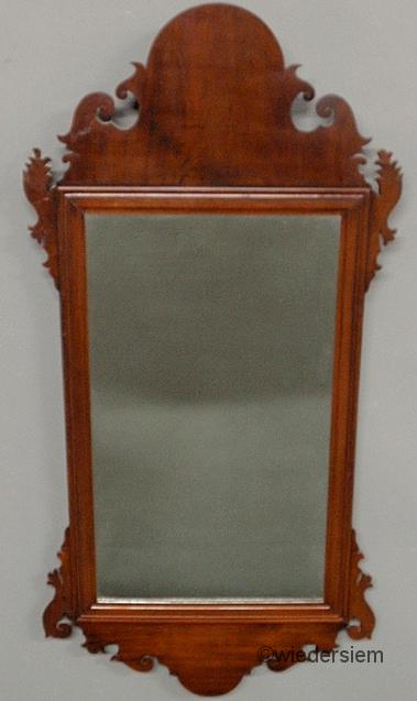 Chippendale mahogany mirror c.1780