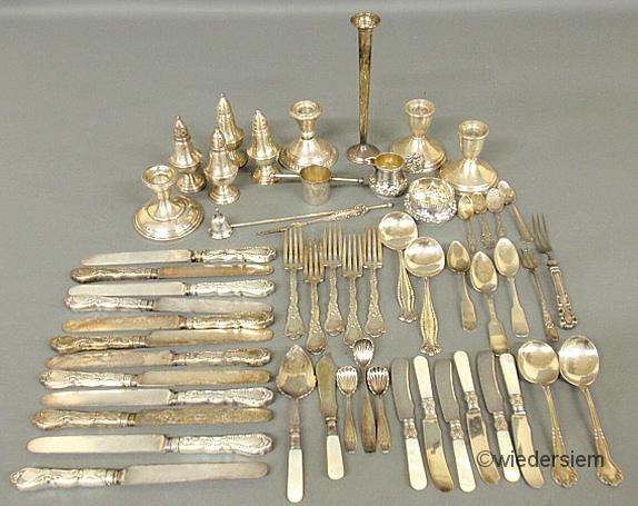 Group of sterling silver flatware 159799