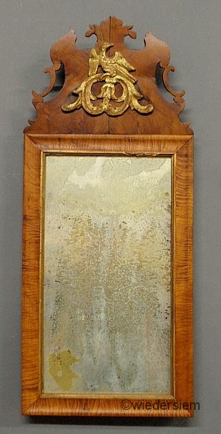 Continental curly walnut mirror 1597d7