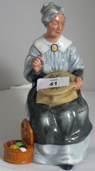 Royal Doulton Figure Embroidering