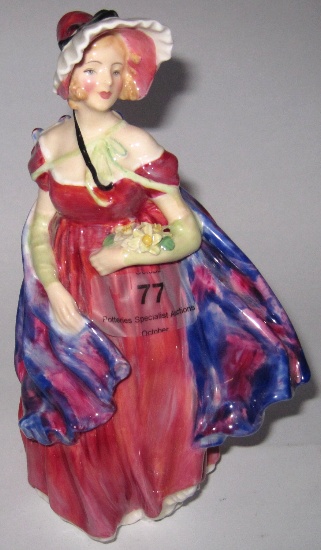 Royal Doulton Figure Lady April 15986b