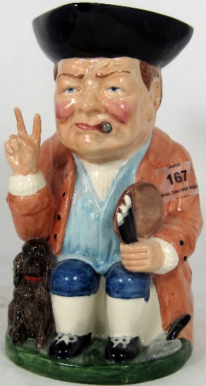 Bairstow Manor Pottery Toby Jug Winston