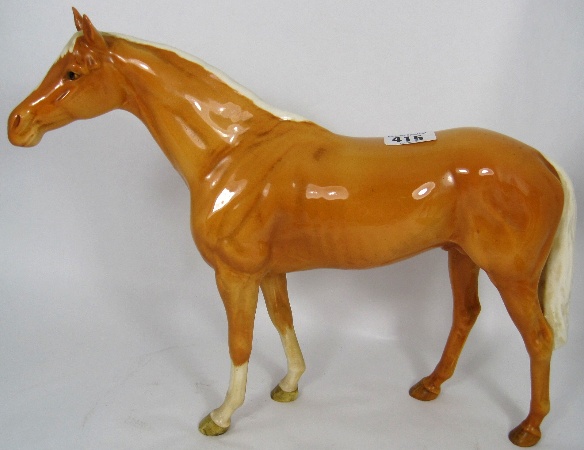 Beswick Large Hunter 1734 palomino (chip