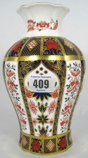 Royal Crown Derby Vase Decorated 15994e