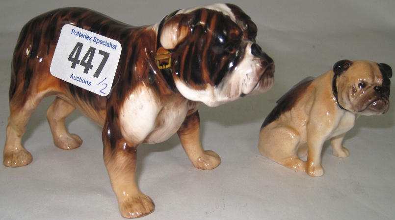 Royal Doulton Models of a Bulldog HN1047