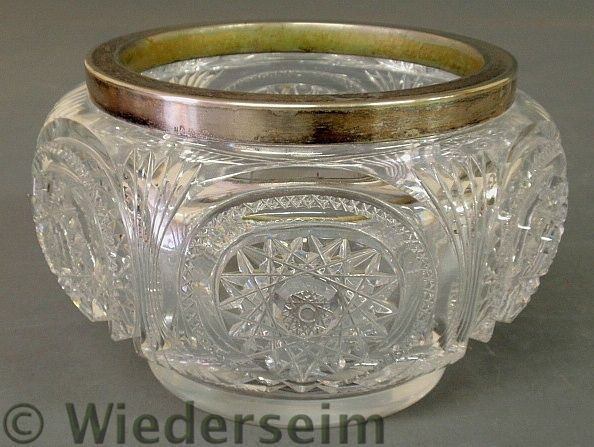 Cut glass centerpiece bowl c 1920 1599a0