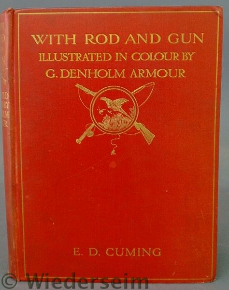 Book With Rod and Gun by E C  1599b7