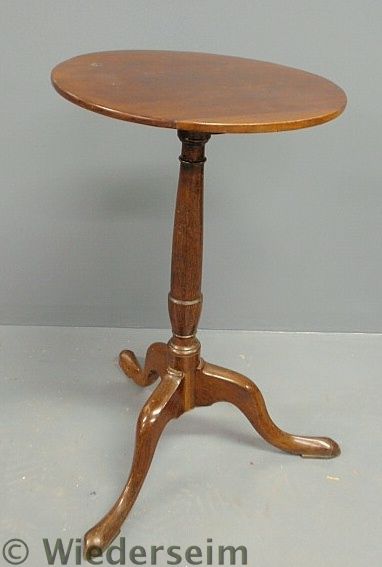 Mahogany candlestand c 1820 with 159a07