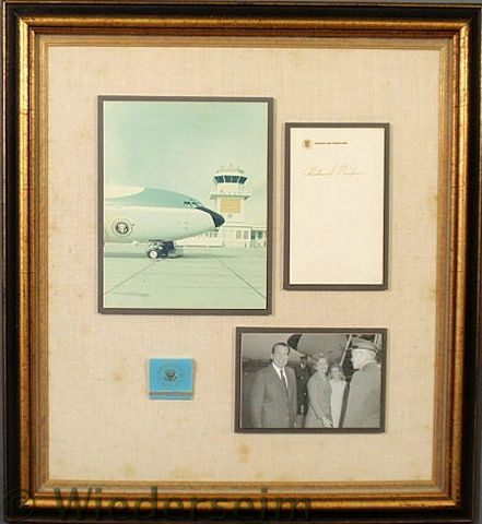 Framed collection of Richard M.