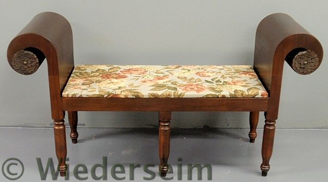 Sheraton style window bench with