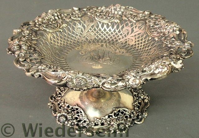 Sterling silver compote candy dish 159a76