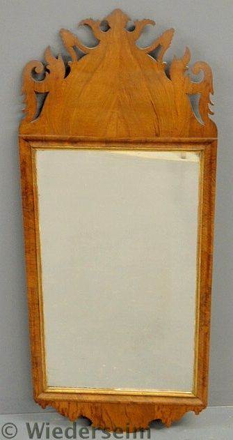 Large English Chippendale mirror 159abd