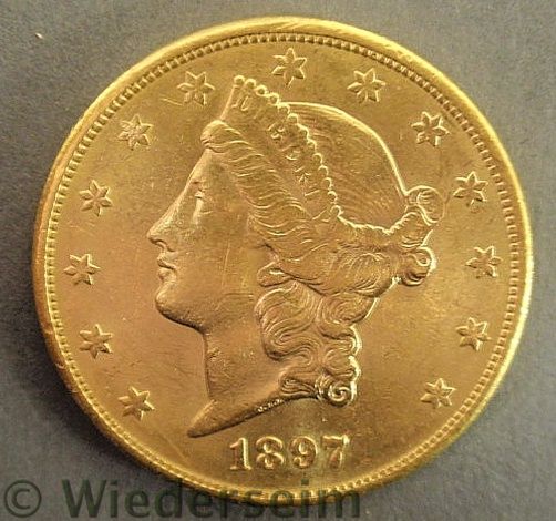 1897 S Double Eagle twenty dollar 159ad0