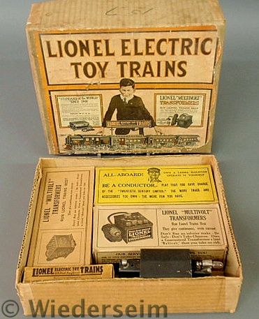 Lionel train set in the original