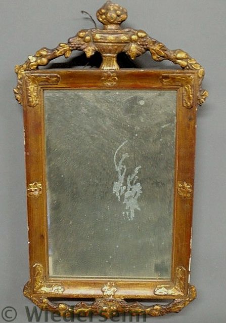 Mirror early 20th c. with a gilt