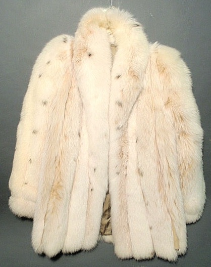 Christian Dior lynx fur jacket ladies