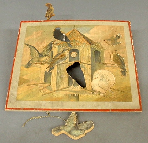 Lithograph-on-board puzzle game
