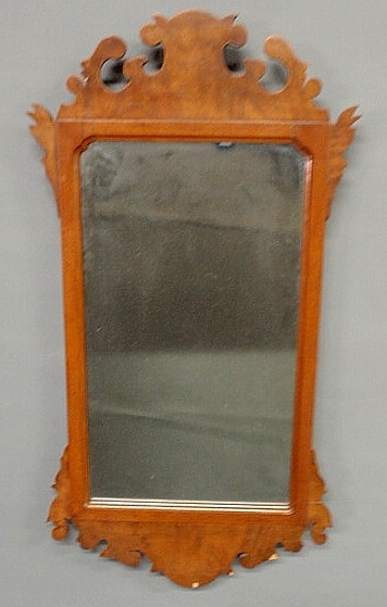 Chippendale style mahogany framed