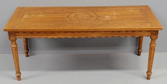 French style inlaid fruitwood coffee 159cdc
