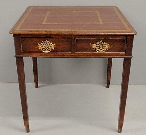 Georgian mahogany game table c.1790