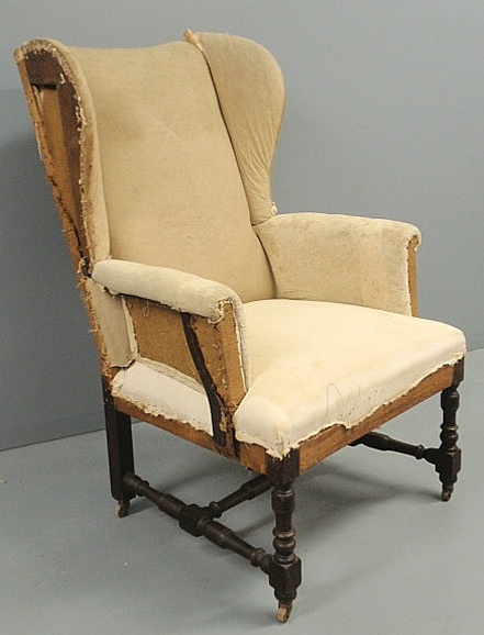 Sheraton mahogany wing chair c 1820 159d25