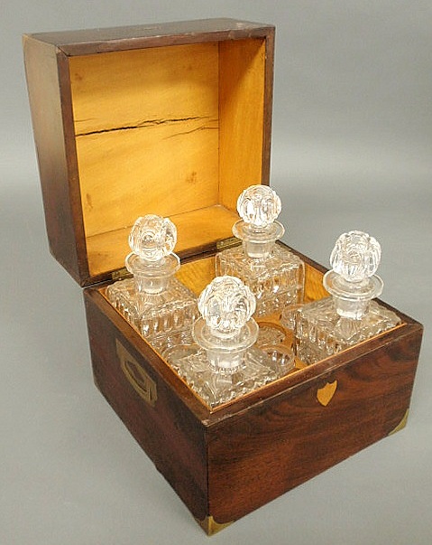 Georgian four bottle decanter set 159d39